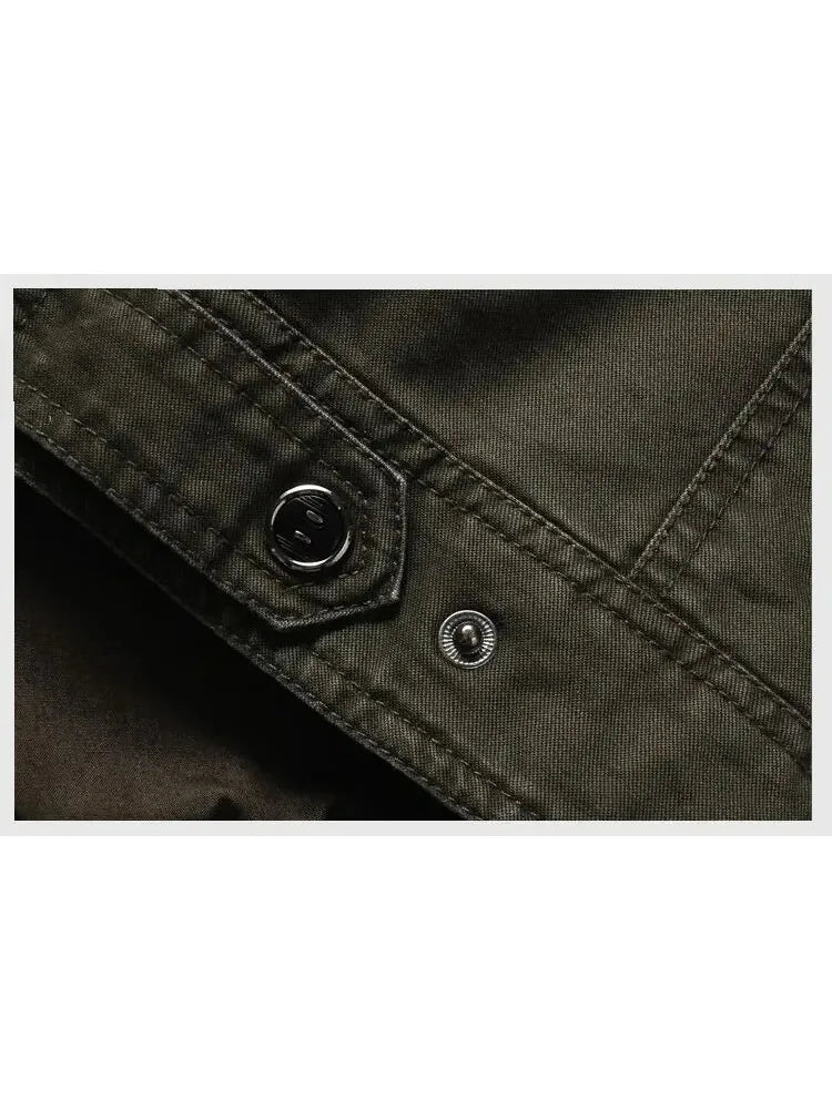 2024 New Casual Climbing pilots Jacket Men Plus Size 6XL Jaqueta Masculina working clothes Spring Autumn Cargo Mens Jackets Coat