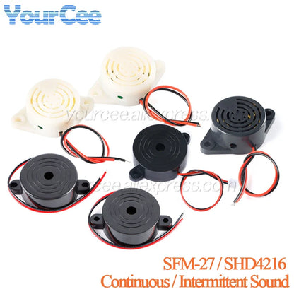 SFM-27 SHD4216 alarme sonore électronique alarme sonore continue/intermittent DC 3-24 V 12 V décibel élevé pour Arduino voiture Van
