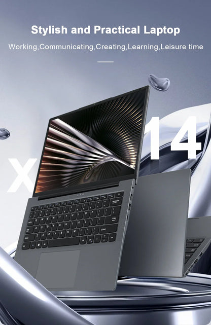Ninkear X14 Laptop 14 Inch 2160*1400 IPS 2K Screen Intel core m3-8100Y 16GB 512GB Windows 11 General Use Productivity Notebook