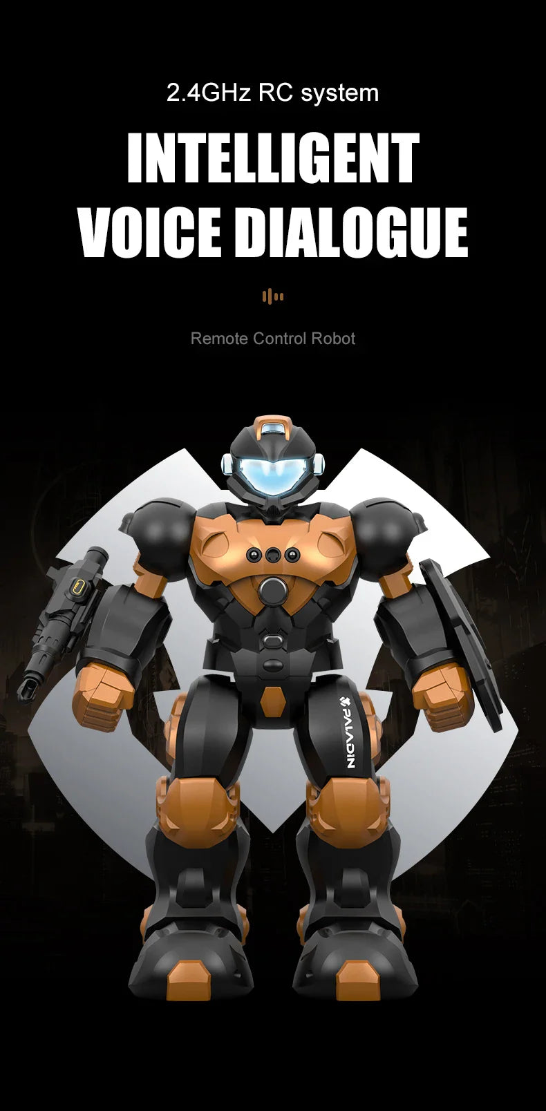 Robot Rc Intelligent pour enfants, détection de gestes vocales, télécommande, programmation, chant, marche, danse, jouets pour garçons