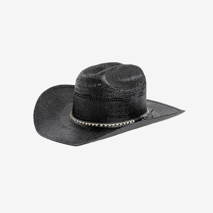 Cowboy hat summer straw hat unisex cowboy hat jazz cowboy straw hat wide brim hat spray paint custom hat party cowboy hat