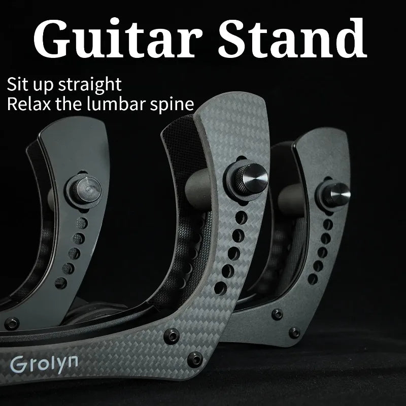 Appui-tête de guitare électrique en acrylique, antidérapant, Stable, réglable, confortable, repose-jambes, accessoire pour Instrument de musique