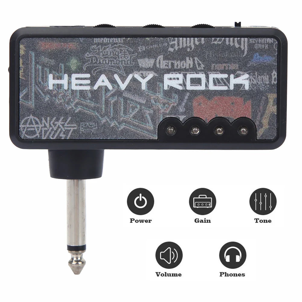 Amplificateur Portable Rechargeable prise de guitare électrique amplificateur de casque accessoires amplificateur de casque Rechargeable
