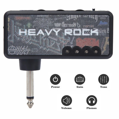 Amplificateur Portable Rechargeable prise de guitare électrique amplificateur de casque accessoires amplificateur de casque Rechargeable