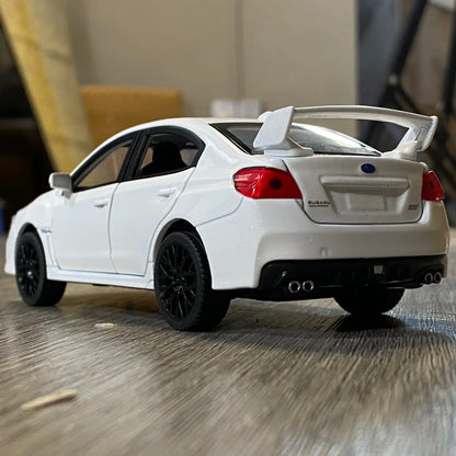 1:30 Subaru Impreza WRX STI 2020 supercar alliage moulé sous pression modèle accessoires de voiture ornements intérieurs de voiture saint valentin pour ami