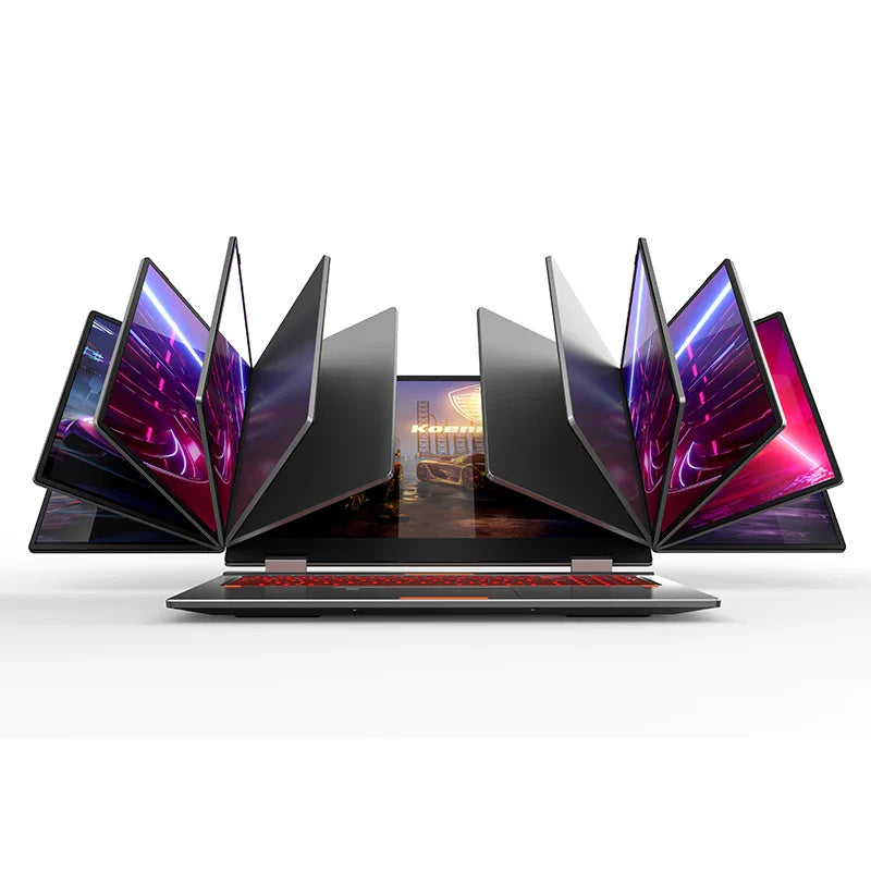 Three-screen laptop Core i7 1260P i7 12700H main screen 16 inches secondary screen 10.5*2 fingerprint/face recognition unlocking
