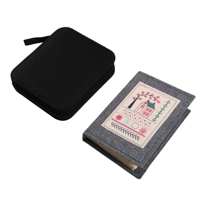 B84B-DIY Stitch Book With Tool Set,Embroidery Felt Book With Needle And Thread Sewing Patterns For Beginners,Embroidery Gift