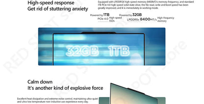 Lenovo ThinkBook X 2025 AI U9 285H/U5 225H 32GB+1TB 13.5inch 2.8K (2880*1920) 120Hz