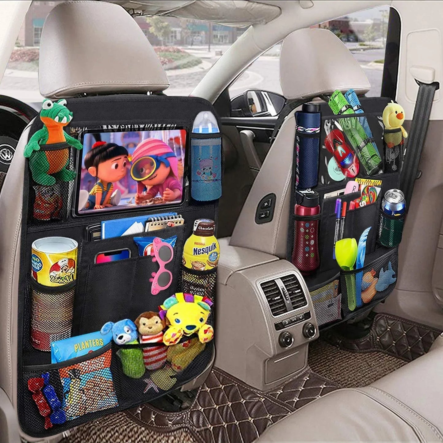 Storage Bag Large Capacity Classified Storage Portable and Practical Vehicle Mounted Multifunctional Car Seat Back Sorage Bag