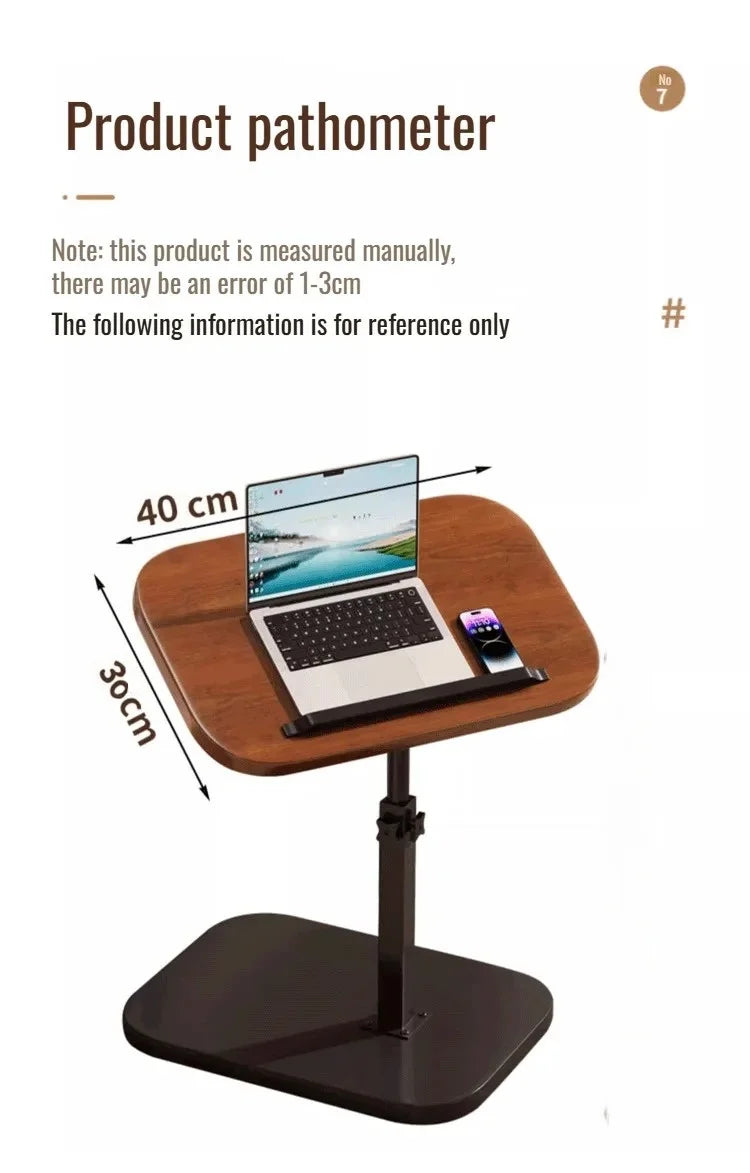 Dortoir Table de chevet ménage pliable Mobile ascenseur ordinateur bureau Portable salon table d'appoint chambre paresseux ordinateur Portable bureau