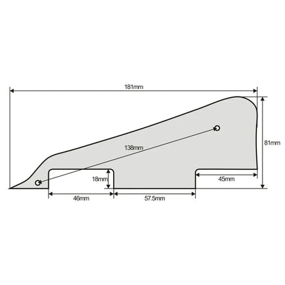 FLEOR – jeu de Pickguard pour guitare LP, couvercle de cavité, rythme, aigus et support métallique, vis, pièces de guitare