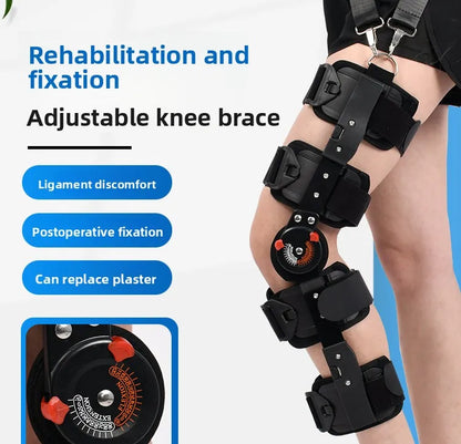 Support de fixation réglable des articulations du genou, pour la fracture des jambes, la fracture des os du genou, protection du genou pour la rééducation du ménisque