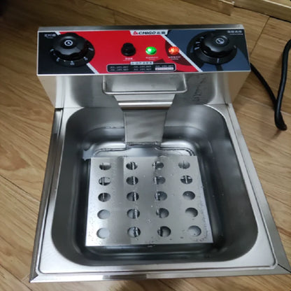 Friteuse Électrique 220V pour Cuisine, Friteuse à Frites Commerciale, Minuteur, Arfrai 10L Ar CW