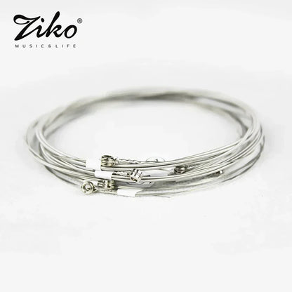 10 jeux de cordes de guitare électrique série Ziko DN, noyau Hexagonal, enroulement en alliage nickelé 009-042/010-046, vente en gros
