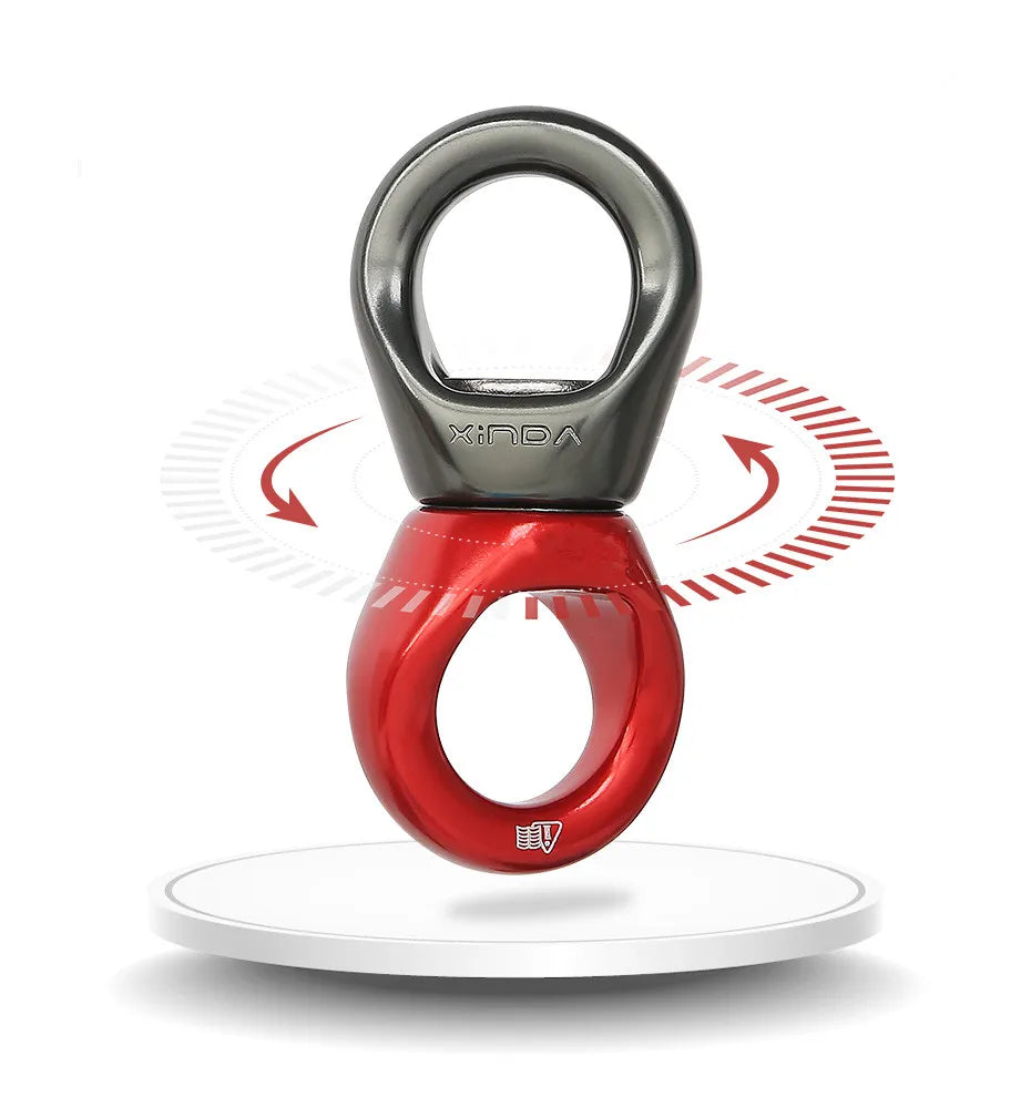 XINDA-Poulie d'escalade en aluminium 30kN, joint universel pour l'extérieur, haute qualité, mouvement de balançoire, adapté pour l'ancrage, le yoga, l'anneau universel