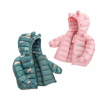 Manteaux d'automne pour filles, doudounes chaudes pour bébés, vestes à capuche, vêtements d'extérieur pour enfants, manteaux à la mode pour garçons, vêtements mignons 1-5 ans
