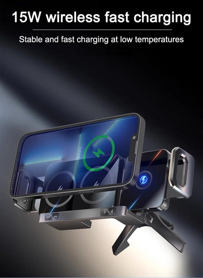 Reliable Car Mount Cell Phone Holder Durable fully motorized Silent Stable clamping Cell Phone Holder Safety Intelligent Durable