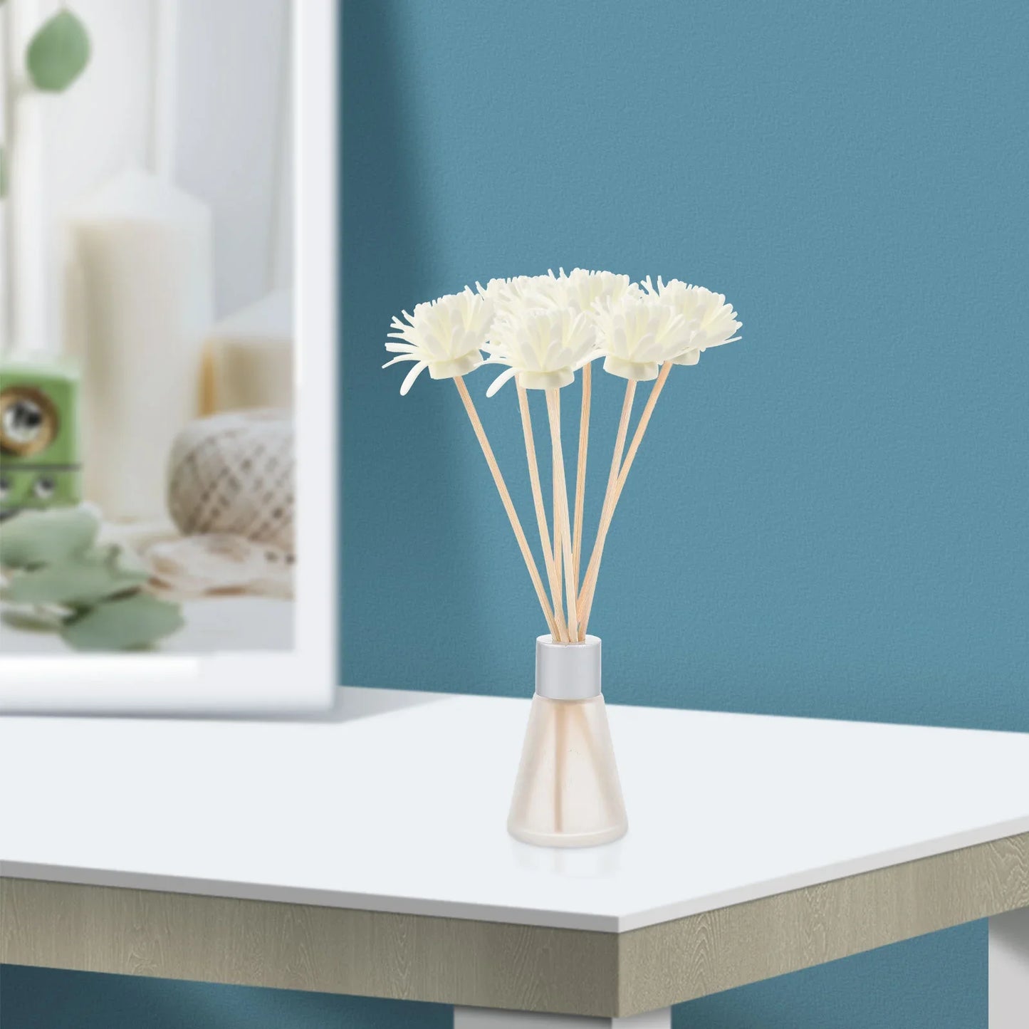 10pcs Aroma Diffuser Rattan Sticks Chrysanthemum Essential Oil Home Decor Diffuser Sticks Eco Friendly Scent Booster