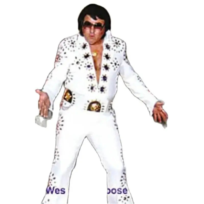 Famous Rock Singer Stage Costume Diamond Rhinestones Clothing Suit DJ Dance Performance Outfit Women Men Halloween Party Costume