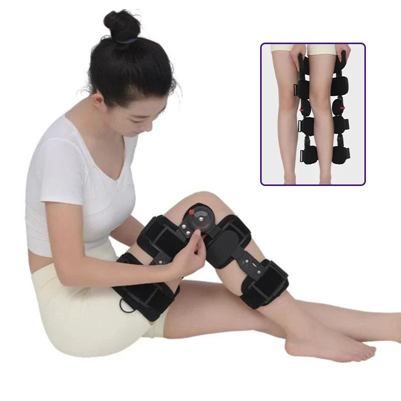 Stabilisateur de soutien orthopédique après chirurgie, genouillère articulée réglable, civière de Fixation des articulations du genou, stabilisateurs de récupération des jambes