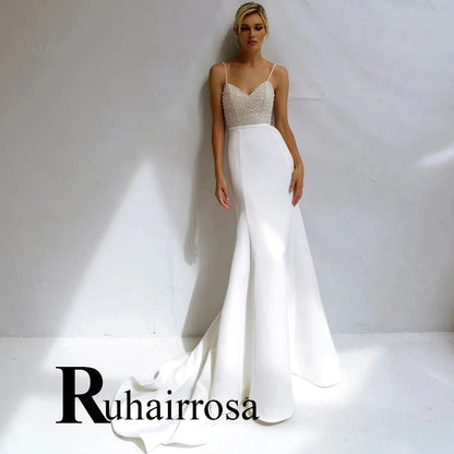 Ruhair Exquisite Ball Gown Wedding Dresses Appliques Lace Square Collar Full Sleeves Draped Robe De Mariée Engagement Plus