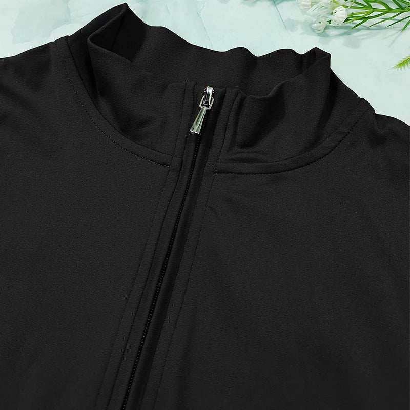 Combinaisons de sport chaudes en peluche pour femmes, survêtement une pièce, Fitness, ensembles de gymnastique d'hiver, manches longues, body d'exercice noir pour femme