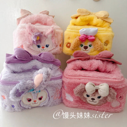 Cartoon Women's Cosmetic Bag ShellieMay LinaBell StellaLou Makeup Case Female Travel Storage Bags College Girls Handbags