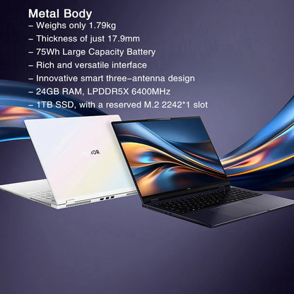 HONOR MagicBook Pro 16 HUNTER 2024 DRA-54 Gaming Laptop Intel Ultra 5/7 NVIDIA RTX 4060 1TB 16" Inch 3K 165Hz Gamer Computer PC