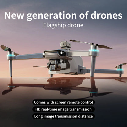 Drone GPS avec écran tactile caméra EIS Anti-secouement 8K Drones aériens sans brosse 5G GPS 8K caméras HD grand UAV Dron RC quadrirotor