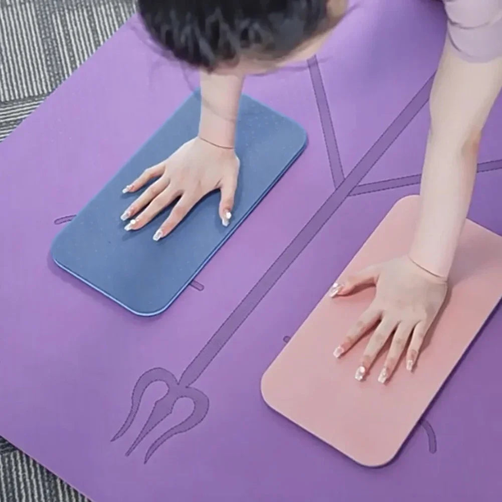 2Pcs Yoga Knee Pad Cushion Soft TPE Pad Support Protective Pad For Elbow Leg Arm Balance Exercise Fitness Workout Yoga Mat