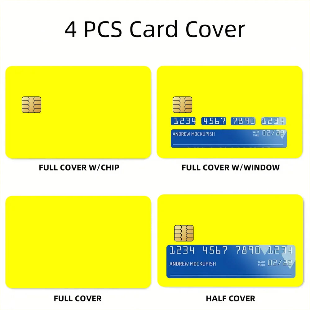 C-Cartoon Animation P-Peppas Pig Decorative Small Waterproof Chip 4PCS Card Sticker New Anti-Scratch