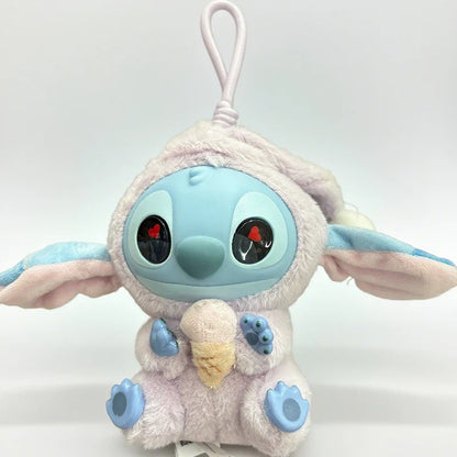 2025 New Stitch Eat Some Thing Before Sleep Series Vinyl Blind Box Bag Pendant Cute Plush Doll Mystery Box Toy Surprise Gifts