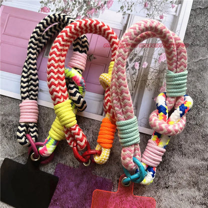 Cell Phone Wrist Strap With Patch Bracelet Telephone Lanyard Small Fresh Smartphone Strap Bag Cellular Pendant Premium Keychain
