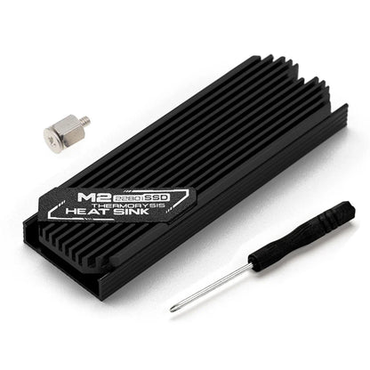 Dissipateur thermique pour SSD NVMe M.2, dissipateur thermique en aluminium pour disque dur M.2 2280 avec pad thermique en silicone pour PC / PS5 SSD PCIE 2280