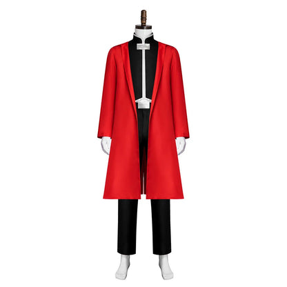 Anime Cos Fullmetal Alchemist Edward Elric Cosplay Costumes Red Outfit Halloween Christmas Uniform Custom Size Cosplay Costume
