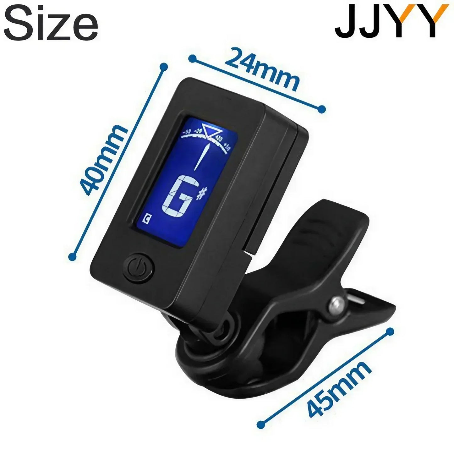 Mini Guitar Ukulele Tuner Violin Bass Electronic Tuner Musical Instrument Accessories for Musicians