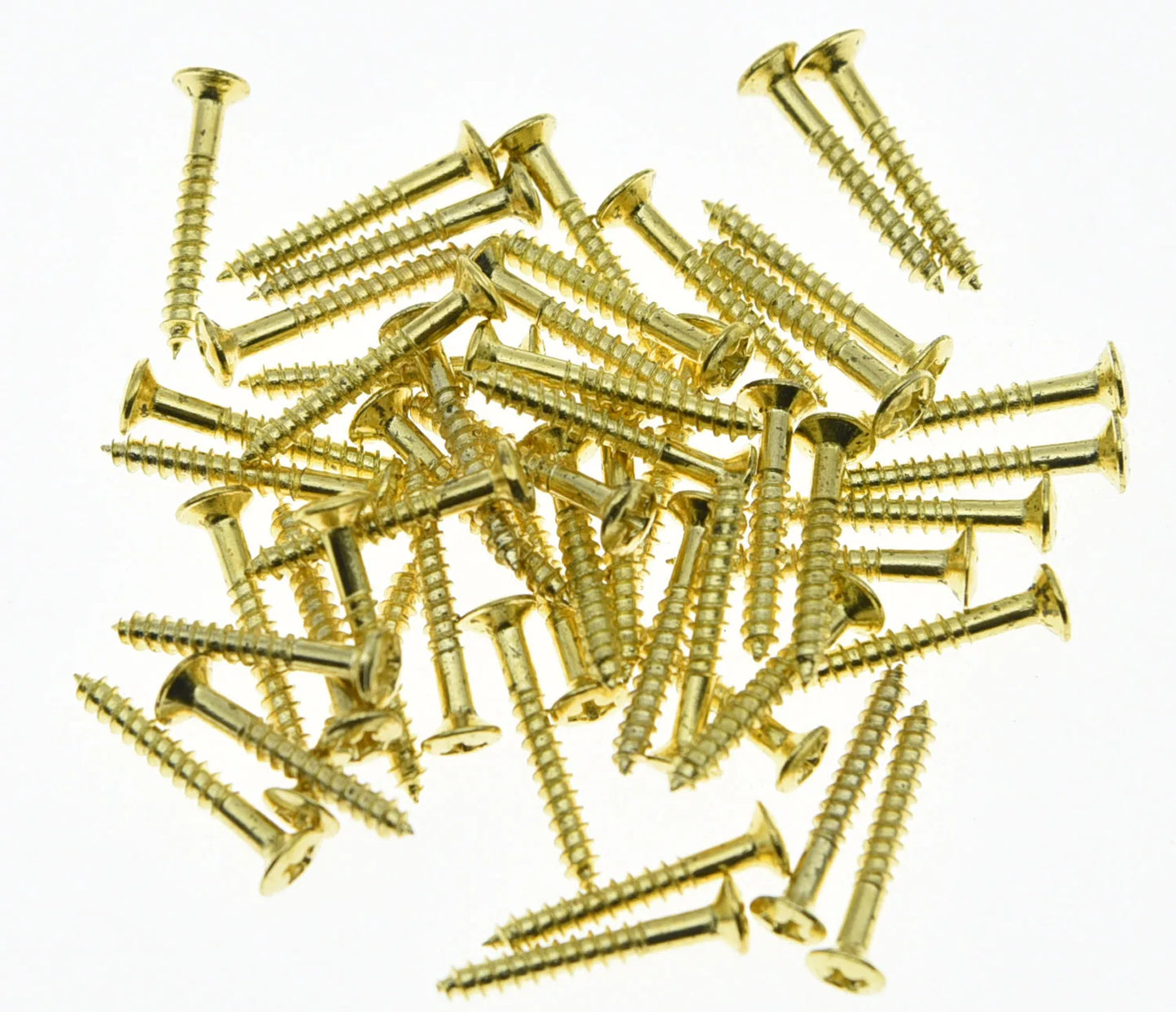 KAISH paquet de 50 vis de montage d'anneau de micro Humbucker de guitare vis Surround de cadre de micro pour LP/Les Paul SG 4 couleurs