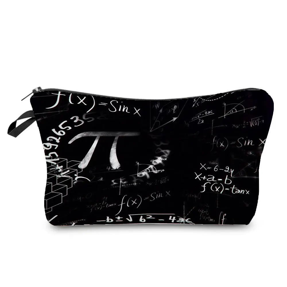Sacs de rangement portables pour étudiant en sciences naturelles, poudres pour crayons, école, école, école, école, école, école, cadeaux du Nouvel An, mini sac de lavage