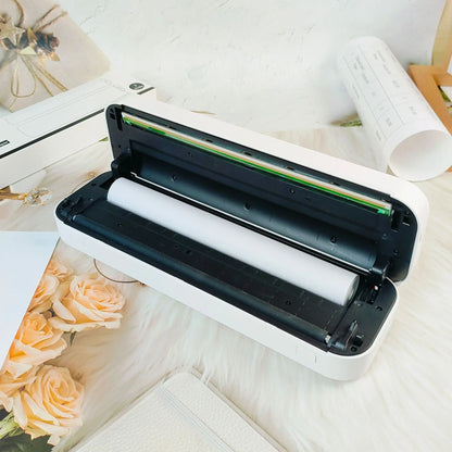 Portable A4 thermal printer Inkless Bluetooth Tattoo Stencil Printer Compatible with iOS Android&Laptop for Office Car Home