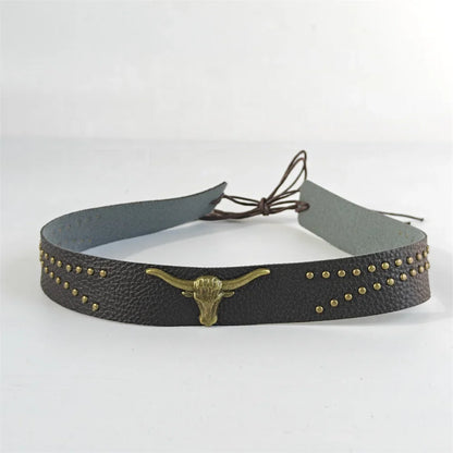 Bandes de chapeau de cowboy tressées pour hommes et femmes, ceintures de chapeau occidental/Fedora/Panama, bandeaux de cowboy, fourniture de remplacement faite à la main