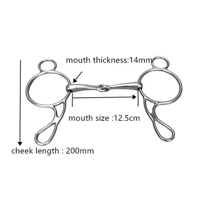 Horse Bit Ring Horse Mouth Snaffle Bit Horse Mouth Bit Forequestrian Training Equipment