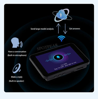 ESP32-S3 Development Board 3.5inch LCD Touch Screen Display  N16R8  AI Voice Chat Robot BOX 6-Axis /Camera /SD