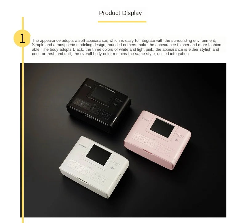 Photo Printer Wireless Connection To Print CP1300 Small Photo Printer Can Print Stickers