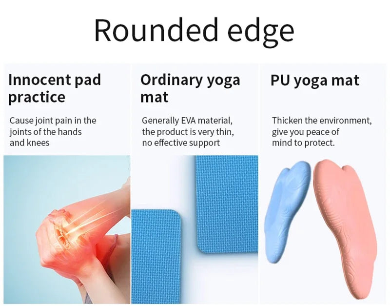 Yoga Kneeling Mat Thickened Shock Absorption Support Mat Knee Pad Portable Elbow Pad Yoga Mat Exercise Fitness Yoga Accessories