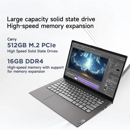 Lenovo Laptop Lenovo V14 14″ Screen Intel N4500/I3-1115G4/I5-13420H 8G/16G DDR4 RAM 256GB/512GB/1TB SSD Notabook PC