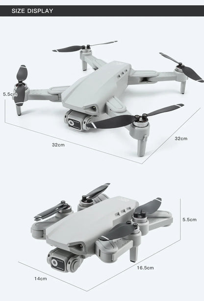 Drone L900 Pro 4K professionnel 5G GPS HD double caméra photographie sans balais pliable quadrirotor RC distance 1.2KM drones jouets