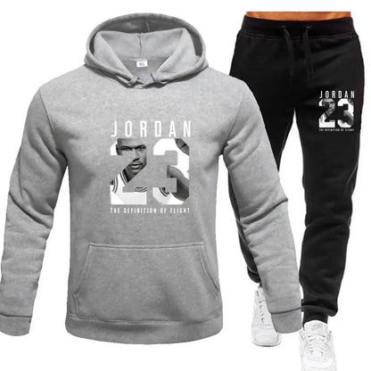 Le sweat-shirt à capuche est un ensemble pour hommes pour le printemps 2025 et un ensemble pour femmes pour les vêtements de sport pour femmes avec un sweat à capuche et un pantalon de survêtement