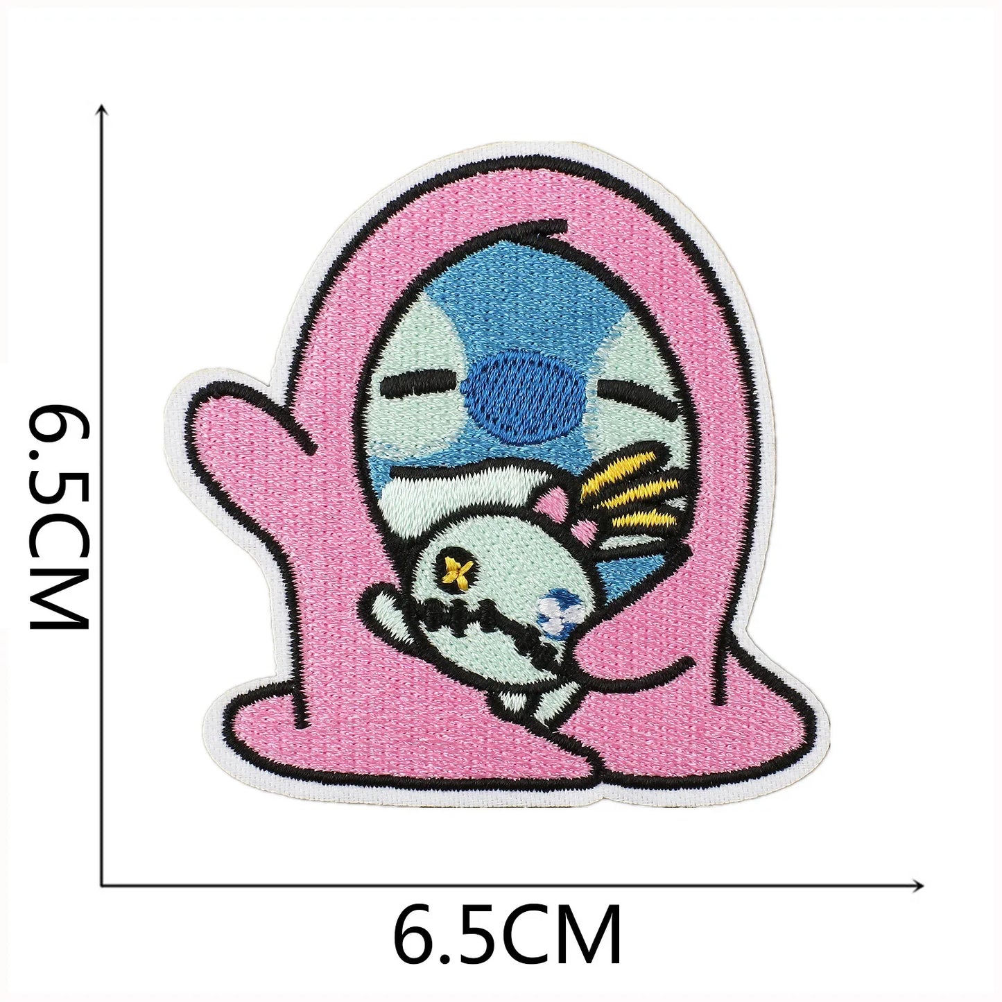 Cartoon Cute Anime Stitch Iron on Patches for Clothing T-shirt Bag Shose Stitch Patch Garment Stickers Embroidery Cloth Sticker