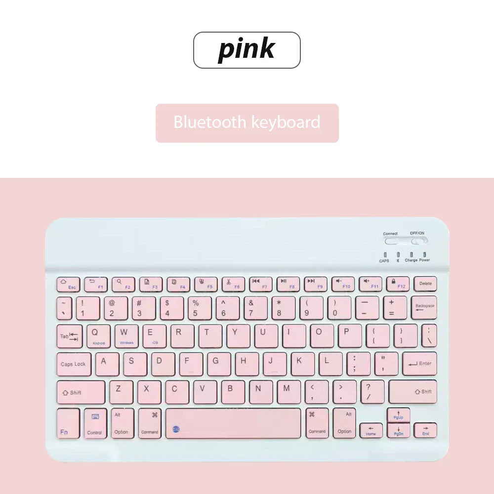 EMTRA Bluetooth Wireless Keyboard Portable Keyboard for Ipad Laptop Tablet Rechargeable Gaming Keyboard for Android IOS Windows