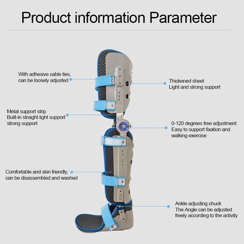 Adjustable knee pads, leg flushing splint, knee joint support, Orth4WD, Ligament Orthosis